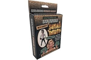 Diabolical Gifts DP1287 Inflatable Sugar Daddy - Rude Gift for Women, Girlfriend, Blow Up Doll, Secret Santa Under 10 Pounds, Valentines for Her