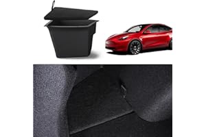 Basenor Tesla Model 3 organizer do bagażnika, wodoodporny, tylny bagażnik, pudełko boczne z wykładziną dywanową, akcesoria wewnętrzne