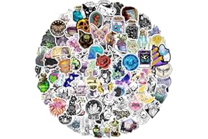 BIMANI 100 pegatinas bohemio, poción de bruja boticario paquete de pegatinas para portátiles, monopatín teléfonos móviles, decoración de fiesta regalos para adolescentes y adultos