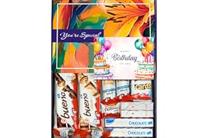 BENERRY Chocolate Gift Box Hamper, Letter Box Friendly, Perfect for Presents, Surprises and Special Occasions, Bueno, Happy Hippo, Cards, Mini (Happy Birthday)