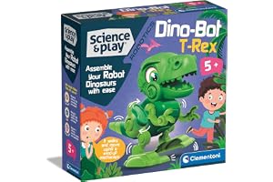 Clementoni Science & Play - Dino Bot T-Rex, Robot för Barn 5-7 år - 75073