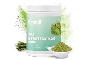 ‎BRANDL Gerstengras-Pulver BIO in Rohkost-Qualität aus Bayern und abgefüllt in Deutschland | Optimal für Sportler by brandl® | 500g Bio Gerstengras