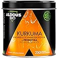 Probiotika Kapseln + BIO Kurkuma mit Ingwer und Schwarzem Pfeffer | 250 Stück | 1460mg | Kurkuma Kapseln mit Curcumin und Pip