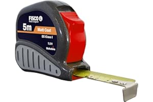 FISCO TL5M - Flexometro Clase I con caja ABS y empuñadura de goma de 5m x 19mm