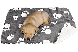 Kritter Planet Wodoszczelny koc dla psa, odporny na mocz, dywan dla zwierząt domowych, mata ochronna do mebli, ciepła narzuta na sofę, fotel samochodowy, 75 x 50 cm