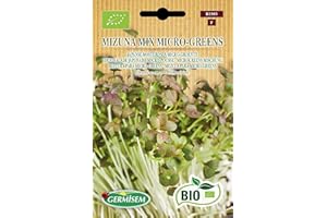 Germisem Bio Graines Chou salade japonaise micro-pousse Mizuna Mix