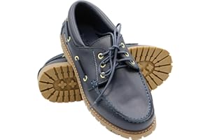 Zerimar Zapato Náutico de Piel para Hombre | Zapatos Náuticos Ligeros | Mocasines Cuero | Mocasines Piel Hombre