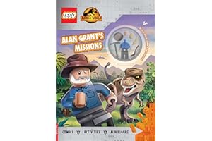LEGO® Jurassic World™: Alan Grant’s Missions: Activity Book with Alan Grant minifigure