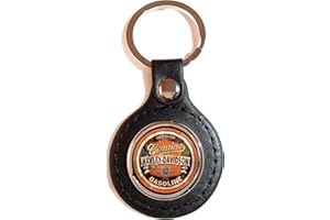 PRINT CORNER Porte-clés Simili Cuir Sport Logo Harley Davidson