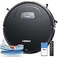 Laresar Robot Vacuum Cleaner With Mop, 4500Pa Robotic Vacuum 180 minutes runtime With Auto Carpet Boost, Ultra Thin Robot Hoover For Pet Hair, Smart App Control, Compatible with Alexa(Evol 3) - Black