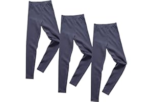 HERMKO 2720 3er Pack Kinder Legging aus Bio-Baumwolle