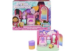 DREAMWORKS GABBY'S DOLLHOUSE Gabby i Magiczny Dom - Gabby Dollhouse - Playset Poczat Sypialnia - 1 figurka + akcesoria - Dom dla lalek - Kreskówka Gabby i magiczny dom - Zabawka dla dzieci od 3 lat