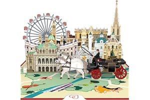 ‎PAPERCRUSH papercrush® Pop-Up Karte Wien - 3D Geburtstagskarte, Reisegutschein für Frauen & Männer, Geldgeschenk Karte für Reisekasse für Städtetrip, Übernachtungsgutschein für Wochenendtrip zu Weihnachten