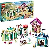 LEGO Disney Princess l'Avventura al Mercato Principesse Disney, Piccola Città da Costruire, Giochi per Bambine e Bambini da 6