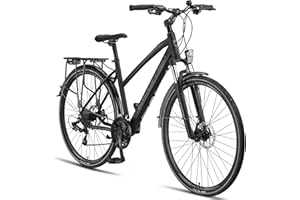 ‎LICORNE BIKE Licorne Bike Premium Touring Trekking Bike in 28 Zoll Aluminium Scheibenbremse Fahrrad für Jungen, Mädchen, Damen und Herren - 21 Gang-Schaltung - Mountainbike - Crossbike