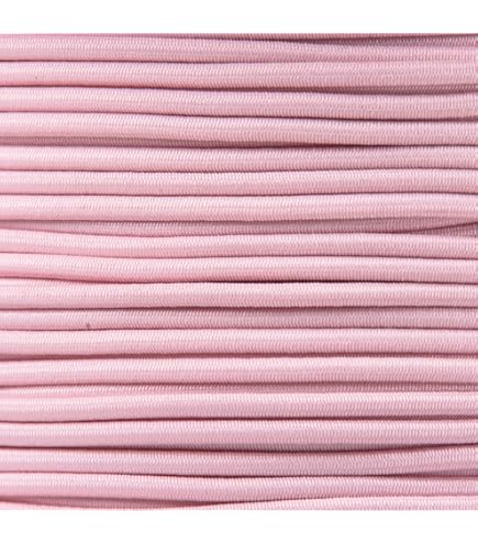 BIG-SAM Gummikordel 3mm - Elastische Rundlitze 5 Meter Mint Farbe