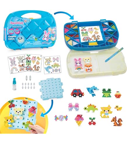 Aquabeads - Le stylo à perles - Kit de loisirs créatifs - Activité manuelle enfants en toute autonomie - Accessoire de perles qui collent avec de l'eau - Jouet enfant 4 ans
