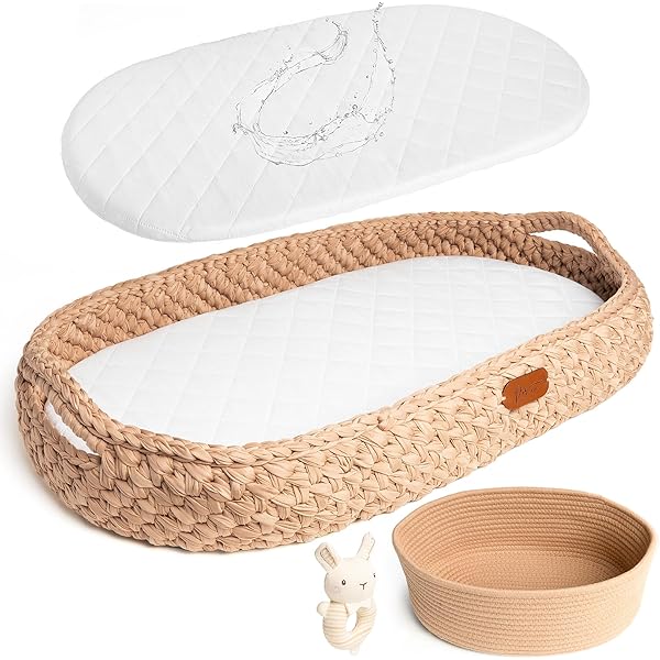 Baby Moses Basket Baby Changing Basket With Pad MAIDEK Moses