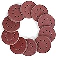 WORKPRO 150pcs Sanding Discs, 125mm/5-inch Sandpaper Set, Hook and Loop, 8 Holes, 60/80/100/120/150/180/240/320/400/600 Grits Assorted for Random Orbital Sander