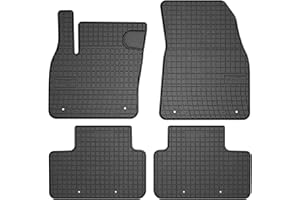 MOTOS Gumowe dywaniki samochodowe pasują do Volvo XC40 od 2017 Zwiększ komfort podróży dzięki antypoślizgowym dywanikom samochodowym- Dywaniki samochodowe na każdą pogodę, ochrona przed zabrudzeniami