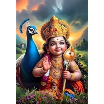 Roostaflag Lord Murugan Poster | Cute Baby Murugan Poster ...