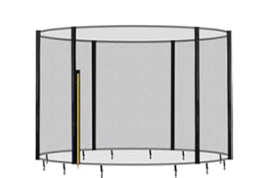 Baunsal® Trampolin Sicherheitsnetz Ø 183 185 244 250 275 277 300 305 335 337 366 370 396 400 427 430 457 460 487 490 (JS) Ersatznetz Tampolin Netz für Trampolin Outdoor