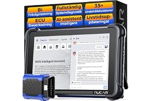 mucar OBD2 Diagnostik,892BT Bildiagnostikverktyg,AI‑styrd Intelligent Diagnostic,Tvåvägsstyrning,ECU Programmering,Fullständi