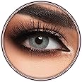 Lensme Sugar Gray Contact Lenses, Original Unisex Lensme Cosmetic Contact Lenses, Six Months Disposable, Sugar Gray Color