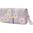 Pomelo Best Women Wallets RFID Ladies Purses with Multiple Card Slots and Roomy Compartment