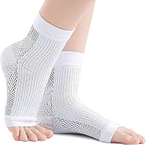 Calzini Per Neuropatia 3 Paia - Calze Compressive 15-20 MmHg Per Uomo E Donna - Sollievo Da Dolore, Fascite Plantare E Gonfiore - Manicotti Alla Caviglia