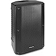 VONYX VSA10P Passive PA Speaker System - 500W 10" 2-Way Loudspeaker with ABS Housing, Stage Monitor Design, Speakon Connections & Built-In Wheels for DJs, Live Sound & Mobile Venues