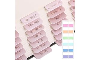 YGCQFH 90 Stück Bibel-Tabs für Frauen, Rosa Bibel-Index-Tabs für Frauen, Große Druckaufkleber zum Finden von Bibelmarker, für das alte und neue Testamentstudieren mit leeren laminierten Bibel-Tabs