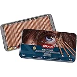 Derwent Lightfast Colouring Pencils, Drawing & Colouring, Set Of 36, Ideal For Layering, Reduced Colour Fading, Professional 