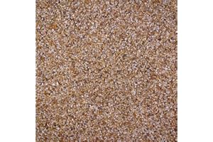 AquaOne Ghiaia per acquario, sabbia da 5 kg, colore nero chiaro, colorato, medio, grossolano, ghiaia per acquario, di alta qualità, sabbia di quarzo, ghiaia decorativa per acquario, grana (ambra 1-2