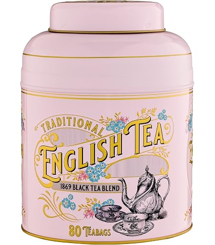 New English Teas English Breakfast Queen Elizabeth II Tea Caddy