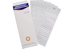 LIMMC New Sticker with Color Number of DMC Thread Embroidery Cross Stitch Floss Thread Tool Accessory