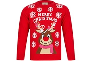 Tokyo Laundry Pull de Noël fantaisie à col rond pour fille « Merry Christmas »