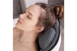 SIMPLY SERENE EVERY MOMENT MATTERS Simply Serene luxuriöses Badewannenkissen und anthrazitfarbenes Badewannenkissen, wasserdicht, für Kopf-, Nacken- und Rückenstütze, rutschfeste Saugnäpfe, ergonomische Kopfstütze für Zuhause, Spa