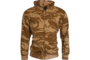 Dallaswear/Stormkloth Adults Camo Combat Zip Hoodies/Hooded Top - 8 Camo Colours to Choose from!