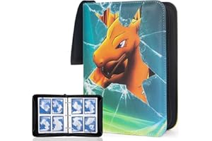 MUYANS Raccoglitore Carte Pokemon, Album per Carte da Collezionabili, Libro Porta Carte, 60 Pagine Può Contenere 480 Carte