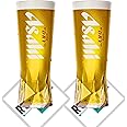 Roxley Asahi Lager Beer X2 Pint Glass | 56 cl Asahi Glasses |