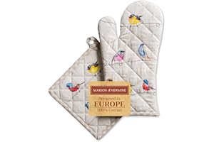 Maison d' Hermine Spring/Summer Set with Oven Gloves and Pot Holder