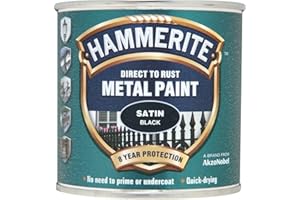 Hammerite Smooth Finish Satin Black 250ml