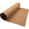 Fengaim 1m*0.6m Coco Hanging Basket Liner Coconut Growing Mat Garden Plant Flowerpot Coconut Fibre Matting Liner Roll for Patio Containers Wall Troughs Reptile Carpet Lizard Cage Mat