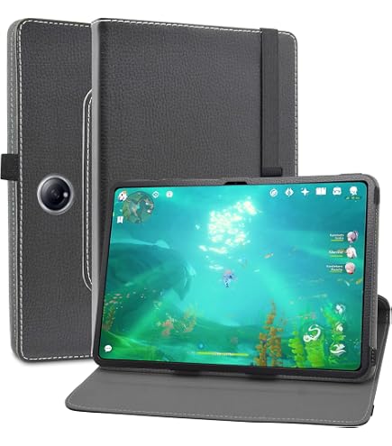 Custodia Per OnePlus Pad / Oppo Pad 2 11.6" 2023 | Pelle PU Con Rotazione 360° | Supporto Regolabile E Auto Sleep/Wake | Nero - 2