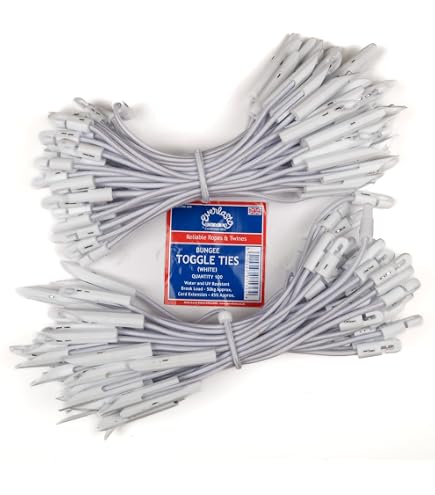 Elastica per Teloni, 50 Pezzi Corde Elastiche con Sfere, Bungee Ball