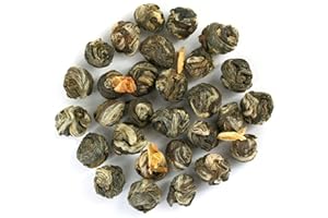 Jasmine Pearls (Dragon Pearls) Premium Loose Leaf Green Tea - Chiswick Tea Co - 100g