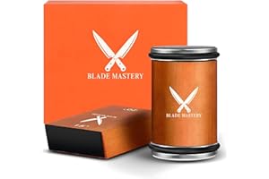 REXLIA Messerschärfer Profi | Hochwertiger Messerschleifer mit Messerschärfer Rolle | Knife Sharpener für Präzises Messer Schärfen in der Küche und für Profis.