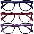 OPULIZE Pop Reading Glasses 3 4 5 Pack Fun Round Matt Frame Spring Hinges Scratch Resistant Mens Womens RRR2 RRRR2 RRRRR2