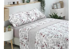 D&D Quality BONCASA Juego de sábanas Invierno de CORALINA Extra Suave (Modena Rosa, Cama 150)